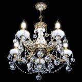 Люстра бронзовая Атланта из мрамора №5/3 Шар в Симферополе