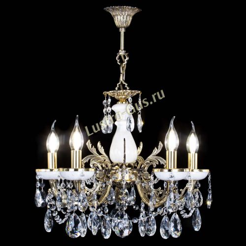 Люстра бронзовая Атланта из мрамора №5/3 Журавлик в Симферополе Гусь Хрустальный