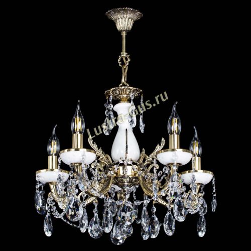 Люстра бронзовая Атланта из мрамора №5/3 Журавлик в Симферополе Гусь Хрустальный