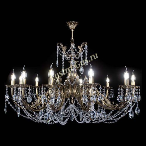 Люстра бронзовая Делия №12 баден в Симферополе Гусь Хрустальный