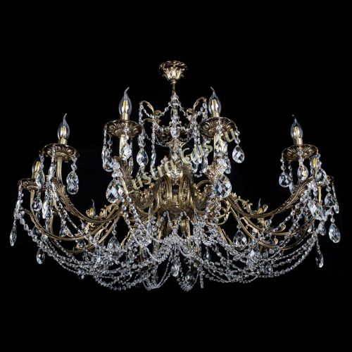 Люстра бронзовая Делия №12 баден в Симферополе Гусь Хрустальный