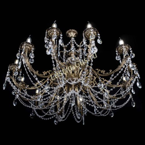 Люстра бронзовая Делия №12 баден в Симферополе Гусь Хрустальный