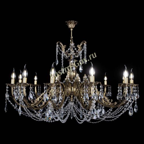 Люстра бронзовая Делия №12 лучик в Симферополе Гусь Хрустальный