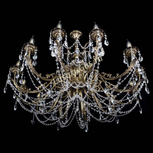 Люстра бронзовая Делия №12 лучик в Симферополе Гусь Хрустальный