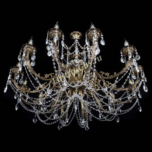 Люстра бронзовая Делия №12 журавлик в Симферополе Гусь Хрустальный