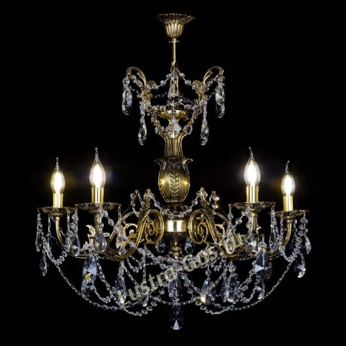 Люстра бронзовая Делия №5 лучик в Симферополе Гусь Хрустальный