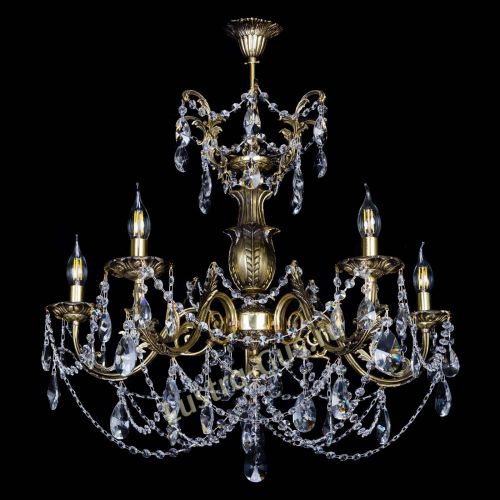 Люстра бронзовая Делия №5 лучик в Симферополе Гусь Хрустальный