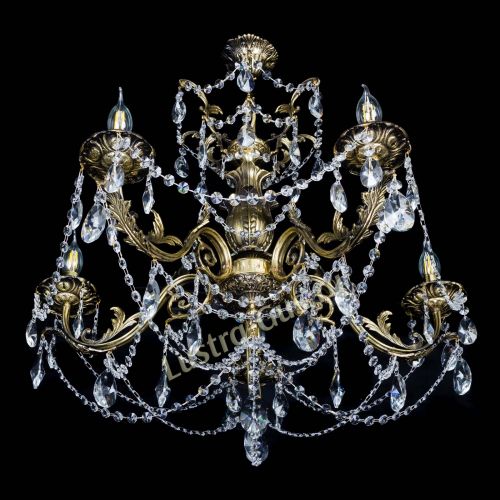 Люстра бронзовая Делия №5 лучик в Симферополе Гусь Хрустальный