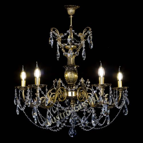 Люстра бронзовая Делия №5 журавлик в Симферополе Гусь Хрустальный