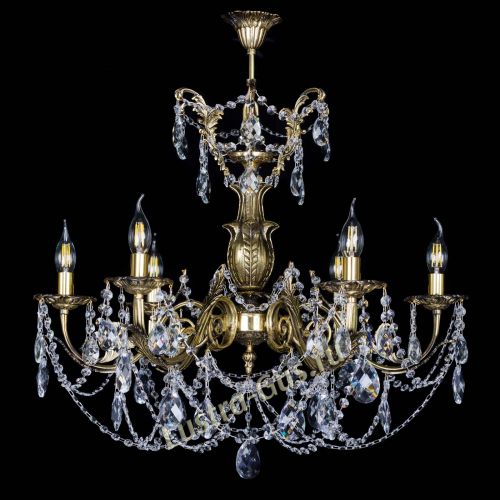 Люстра бронзовая Делия №6 журавлик в Симферополе Гусь Хрустальный