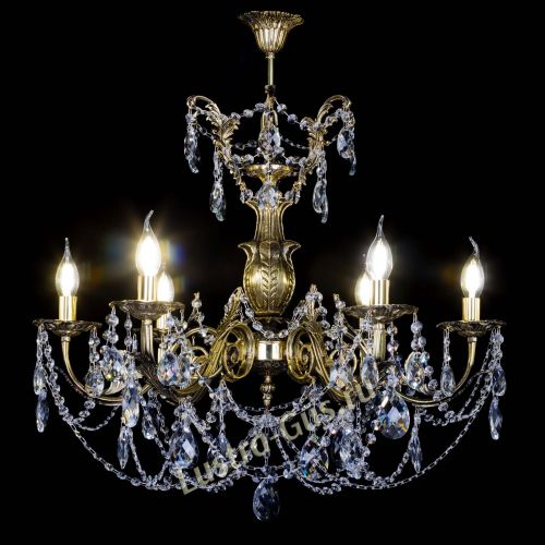 Люстра бронзовая Делия №6 журавлик в Симферополе Гусь Хрустальный