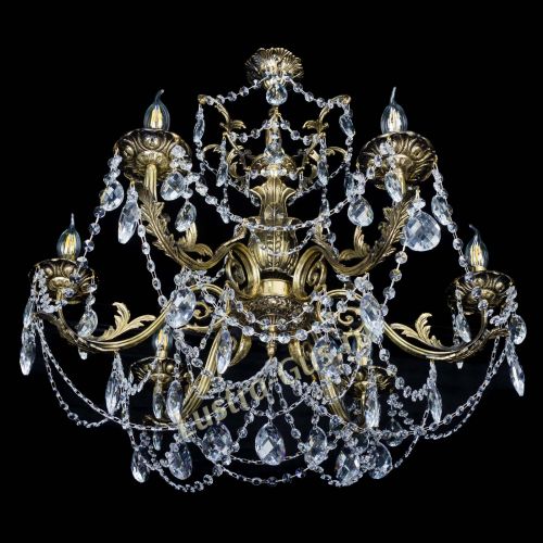 Люстра бронзовая Делия №6 журавлик в Симферополе Гусь Хрустальный