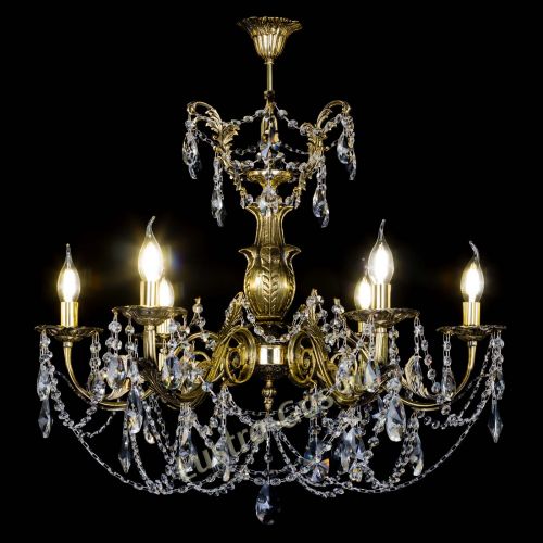 Люстра бронзовая Делия №6 лучик в Симферополе Гусь Хрустальный