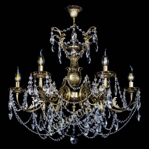 Люстра бронзовая Делия №6 лучик в Симферополе Гусь Хрустальный