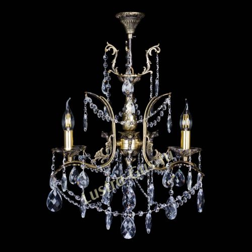 Бронзовая люстра Гелла №3 баден в Симферополе Гусь Хрустальный