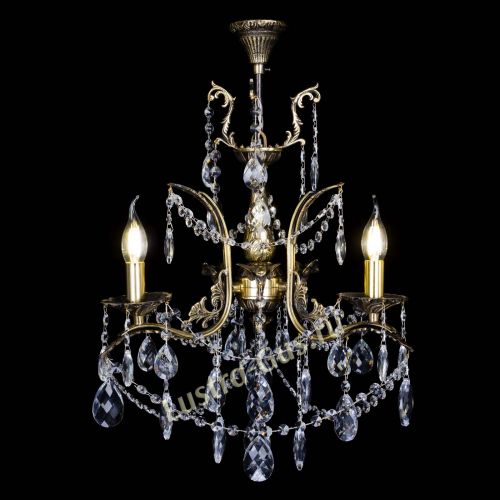 Бронзовая люстра Гелла №3 баден в Симферополе Гусь Хрустальный