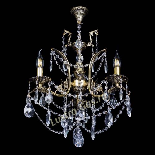 Бронзовая люстра Гелла №3 баден в Симферополе Гусь Хрустальный