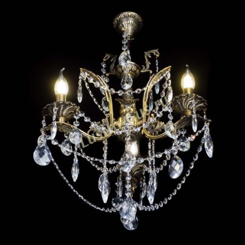 Бронзовая люстра Гелла №3 баден в Симферополе Гусь Хрустальный