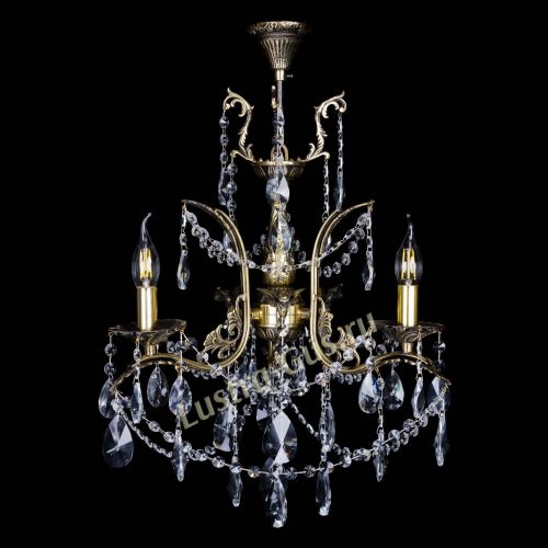 Бронзовая люстра Гелла №3 лучик в Симферополе Гусь Хрустальный