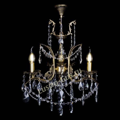 Бронзовая люстра Гелла №3 лучик в Симферополе Гусь Хрустальный