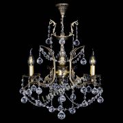 Бронзовая люстра Гелла №3 шар