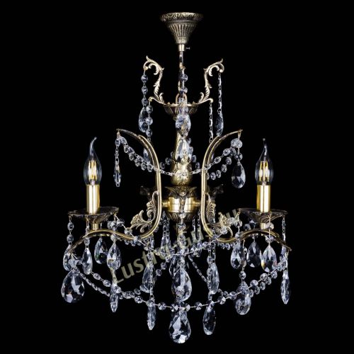 Бронзовая люстра Гелла №3 журавлик в Симферополе Гусь Хрустальный