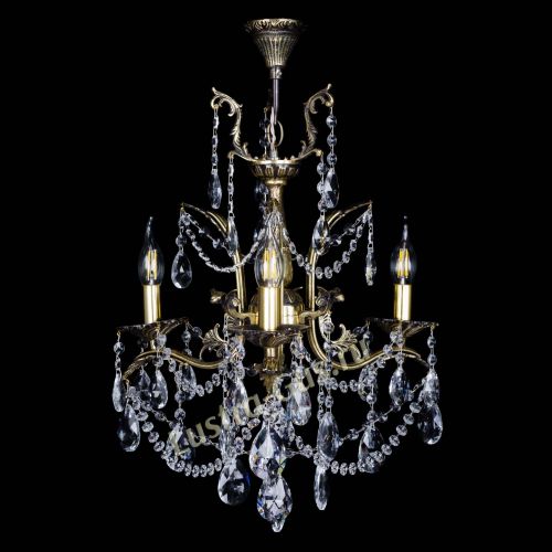 Бронзовая люстра Гелла №3 журавлик в Симферополе Гусь Хрустальный