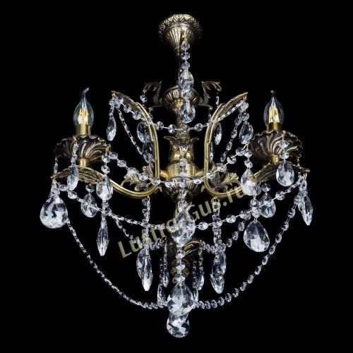 Бронзовая люстра Гелла №3 журавлик в Симферополе Гусь Хрустальный