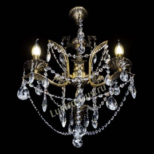 Бронзовая люстра Гелла №3 журавлик в Симферополе Гусь Хрустальный