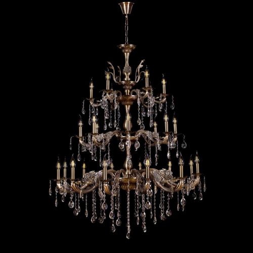 Люстра под бронзу Винтаж №1 1,1 м - Глаз Дракона под бронзу в Симферополе Гусь Хрустальный