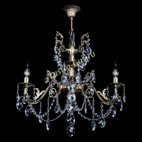 Люстра бронзовая Кассандра №3 баден в Симферополе Гусь Хрустальный