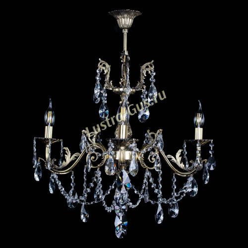 Люстра бронзовая Кассандра №3 лучик в Симферополе Гусь Хрустальный