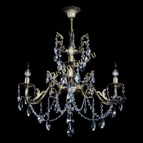 Люстра бронзовая Кассандра №3 лучик в Симферополе Гусь Хрустальный