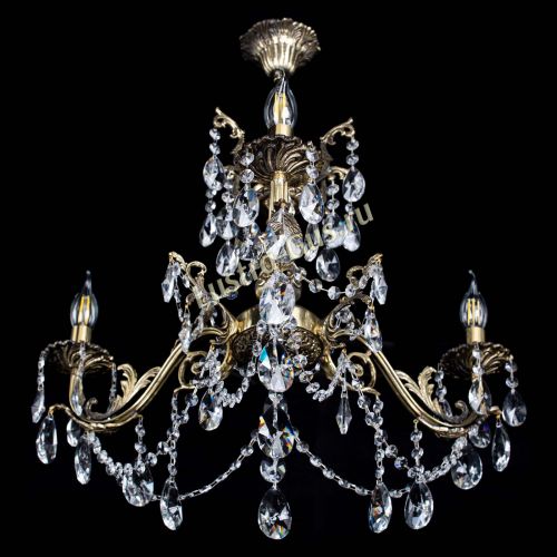 Люстра бронзовая Кассандра №3 лучик в Симферополе Гусь Хрустальный