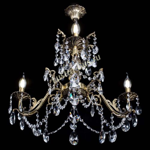 Люстра бронзовая Кассандра №3 лучик в Симферополе Гусь Хрустальный