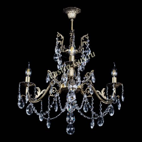 Люстра бронзовая Кассандра №3 журавлик в Симферополе Гусь Хрустальный