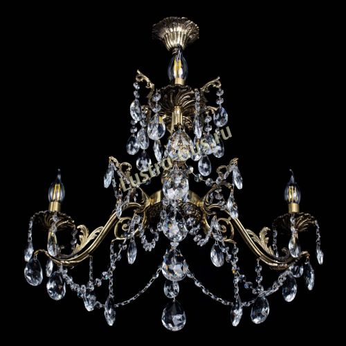 Люстра бронзовая Кассандра №3 журавлик в Симферополе Гусь Хрустальный