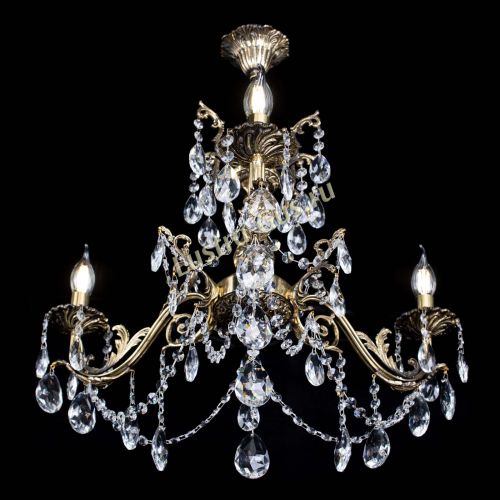 Люстра бронзовая Кассандра №3 журавлик в Симферополе Гусь Хрустальный