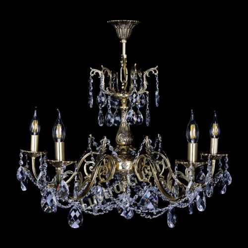 Бронзовая люстра Кассандра №5 баден в Симферополе Гусь Хрустальный