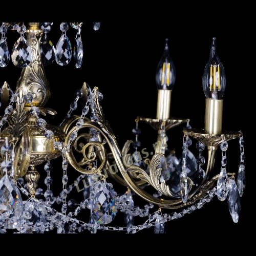 Бронзовая люстра Кассандра №5 баден в Симферополе Гусь Хрустальный