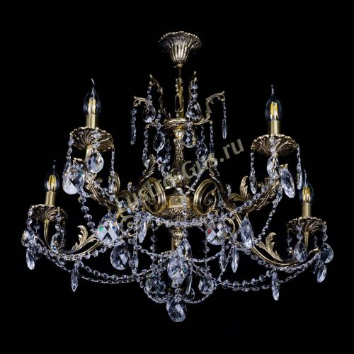 Бронзовая люстра Кассандра №5 баден в Симферополе Гусь Хрустальный