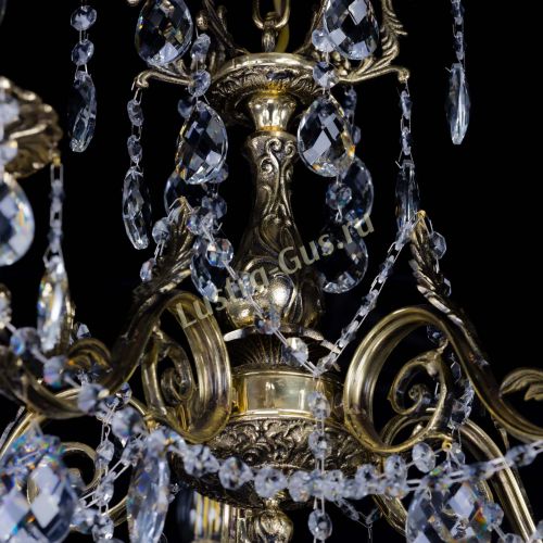 Бронзовая люстра Кассандра №5 баден в Симферополе Гусь Хрустальный