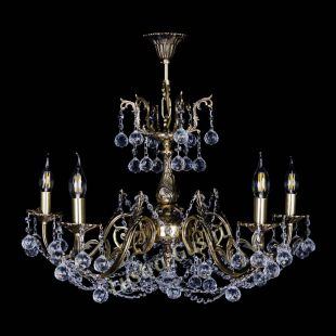 Бронзовая люстра Кассандра №5 шар