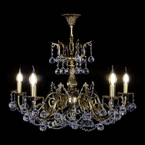 Бронзовая люстра Кассандра №5 шар в Симферополе Гусь Хрустальный