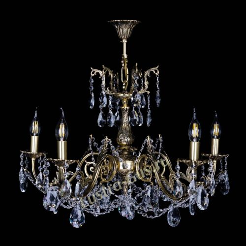 Бронзовая люстра Кассандра №5 журавлик в Симферополе Гусь Хрустальный