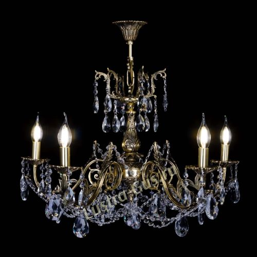 Бронзовая люстра Кассандра №5 журавлик в Симферополе Гусь Хрустальный