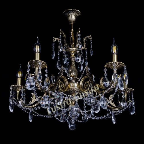 Бронзовая люстра Кассандра №5 журавлик в Симферополе Гусь Хрустальный