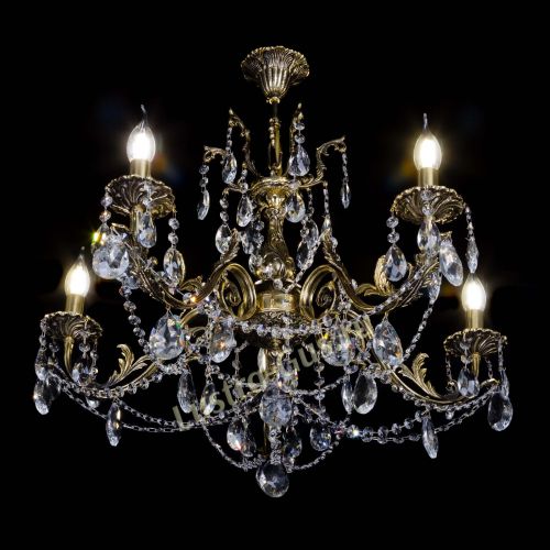 Бронзовая люстра Кассандра №5 журавлик в Симферополе Гусь Хрустальный