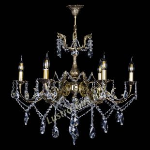 Бронзовая люстра Кассандра №6/2 баден