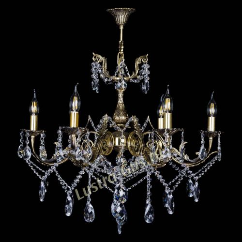 Бронзовая люстра Кассандра №6/2 баден в Симферополе Гусь Хрустальный